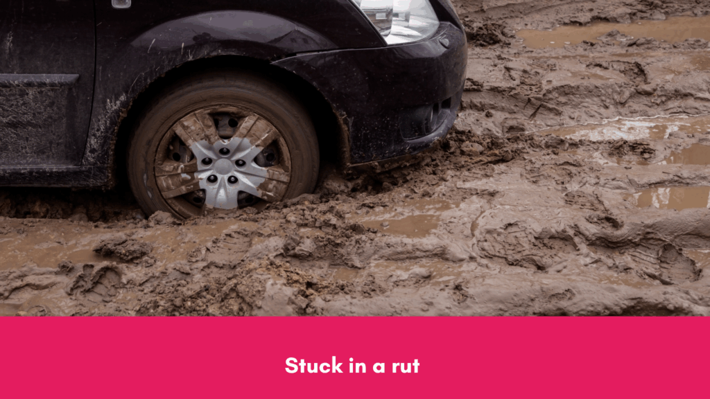 stuck in a rut blog banner
