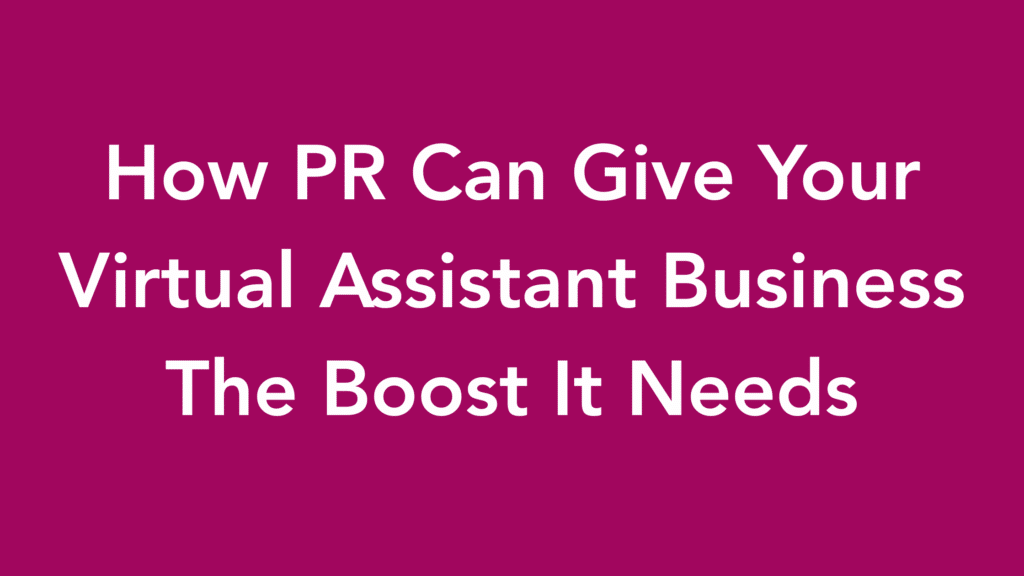 how pr can give your va