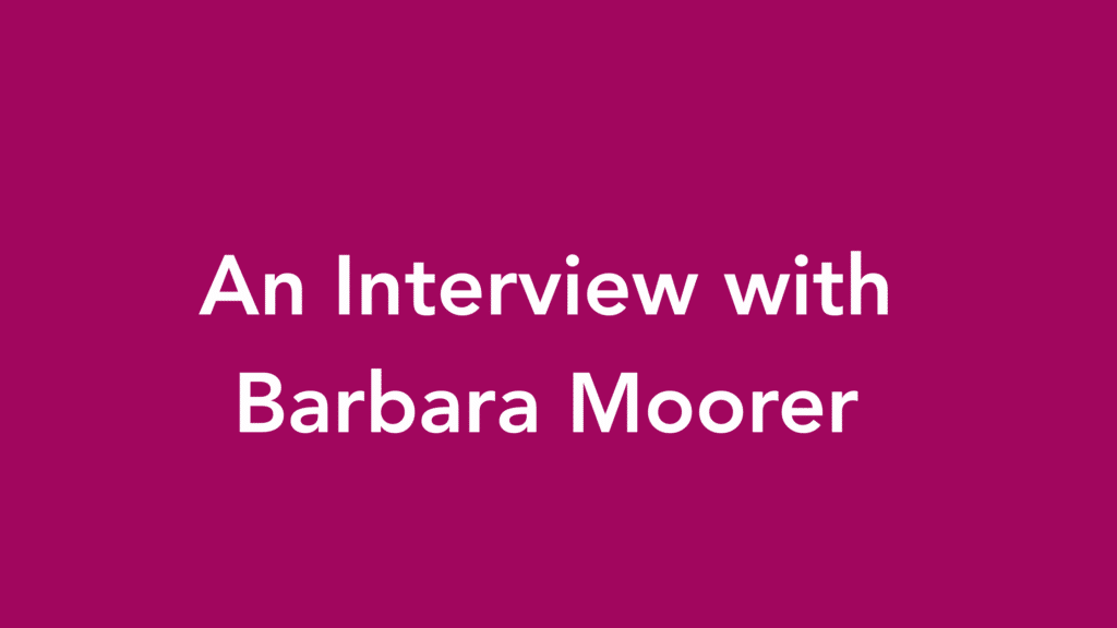 barbara moorer interview archive blog
