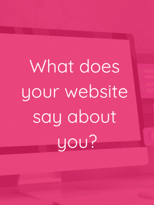 website say about you