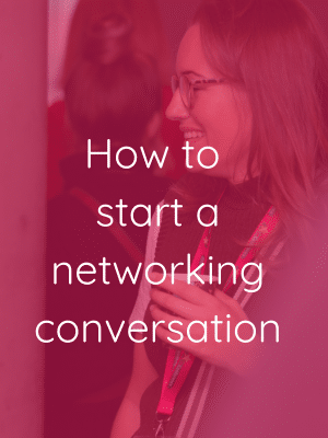 how to start a conversation at networking