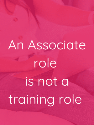 an associate role is not a training role featured blog image