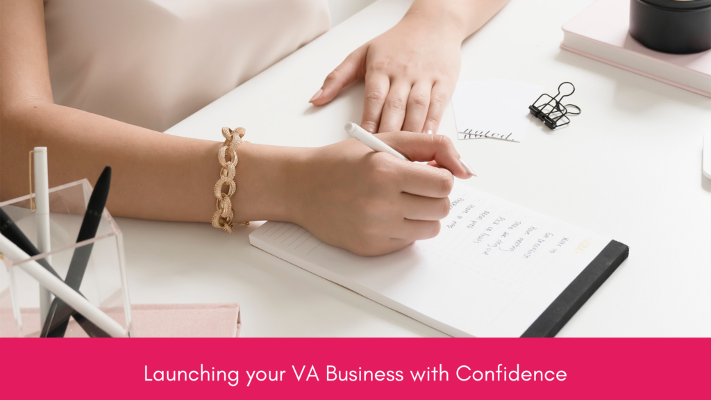 launching your va business with confidence banner image